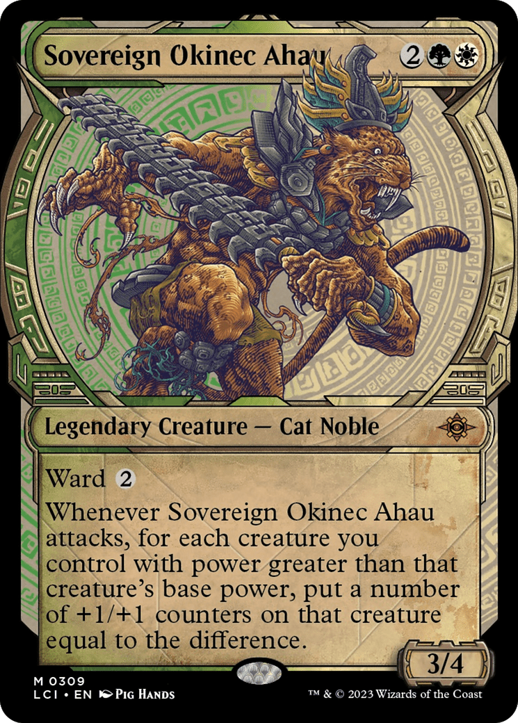 Sovereign Okinec Ahau (Showcase) [The Lost Caverns of Ixalan] MTG Single Magic: The Gathering  | Multizone: Comics And Games