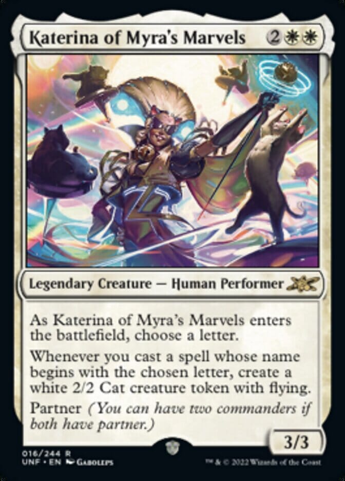 Katerina of Myra's Marvels [Unfinity] MTG Single Magic: The Gathering  | Multizone: Comics And Games