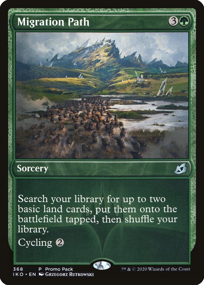 Migration Path (Promo Pack) [Ikoria: Lair of Behemoths Promos] MTG Single Magic: The Gathering  | Multizone: Comics And Games