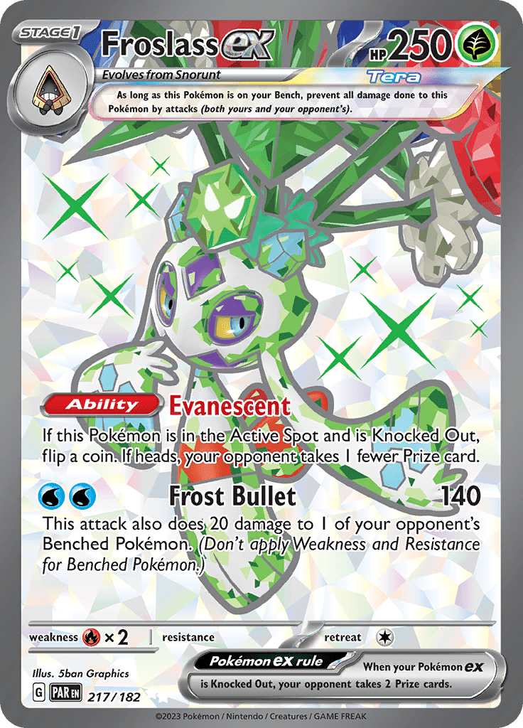 Froslass ex (217/182) [Scarlet & Violet: Paradox Rift] Pokemon Single Pokémon  | Multizone: Comics And Games