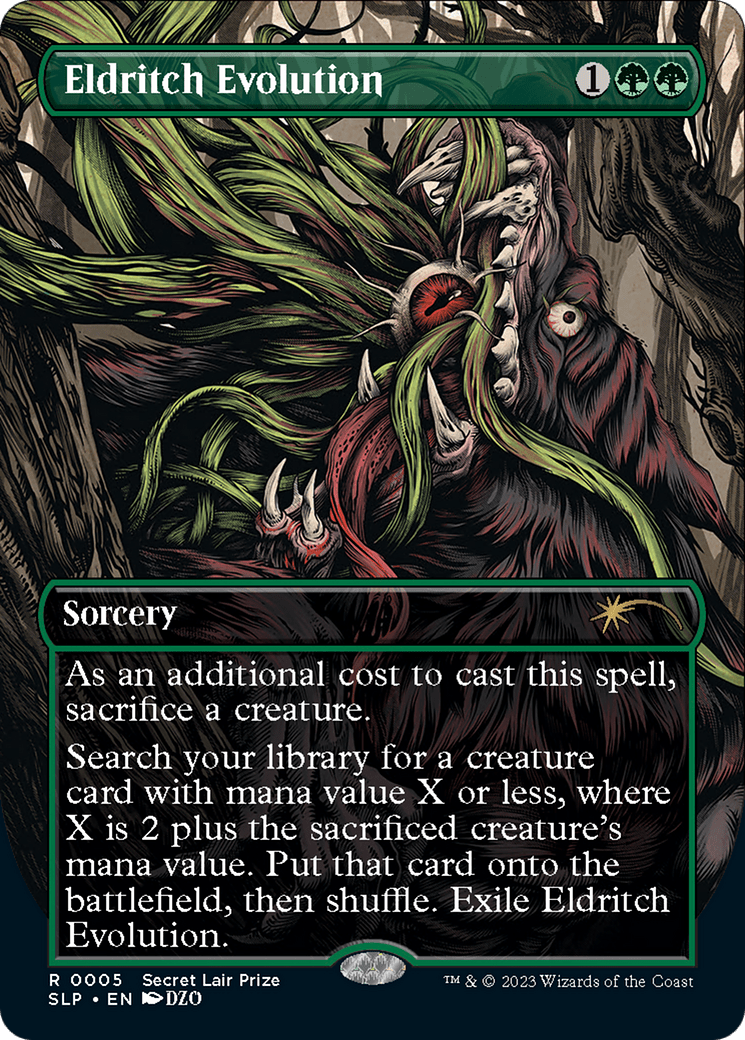 Eldritch Evolution (Borderless) [Secret Lair Showdown] MTG Single Magic: The Gathering  | Multizone: Comics And Games