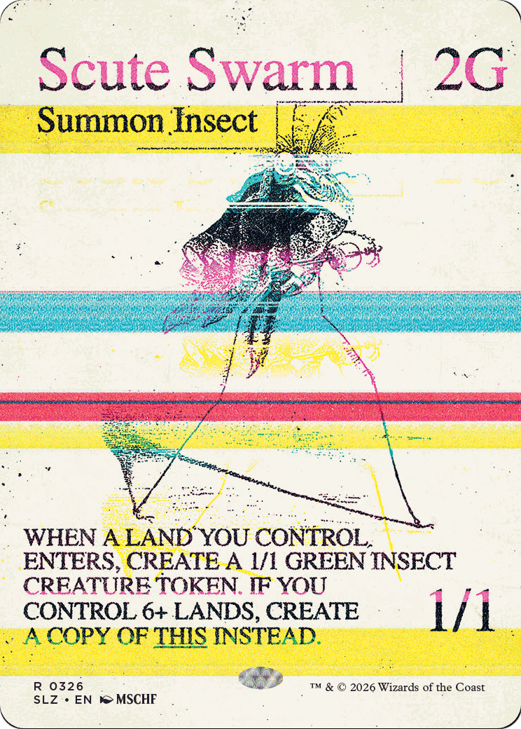 Scute Swarm (0326) [Secret Lair x MSCHF: The Zeta Set] | Multizone: Comics And Games