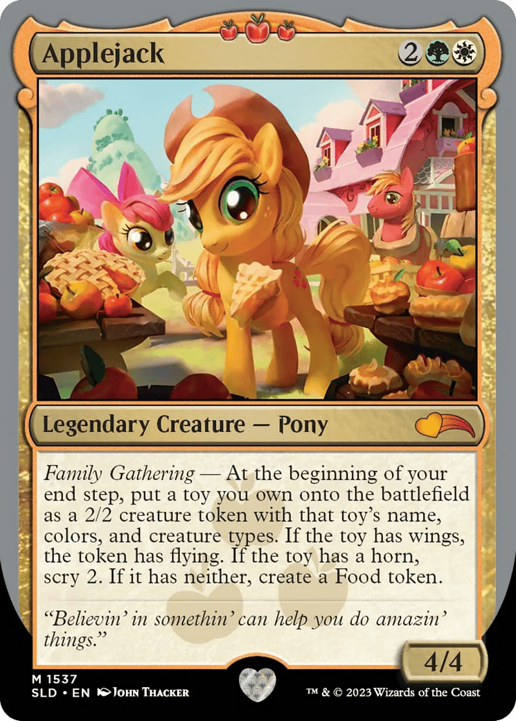 Applejack [Secret Lair Drop Series] MTG Single Magic: The Gathering  | Multizone: Comics And Games