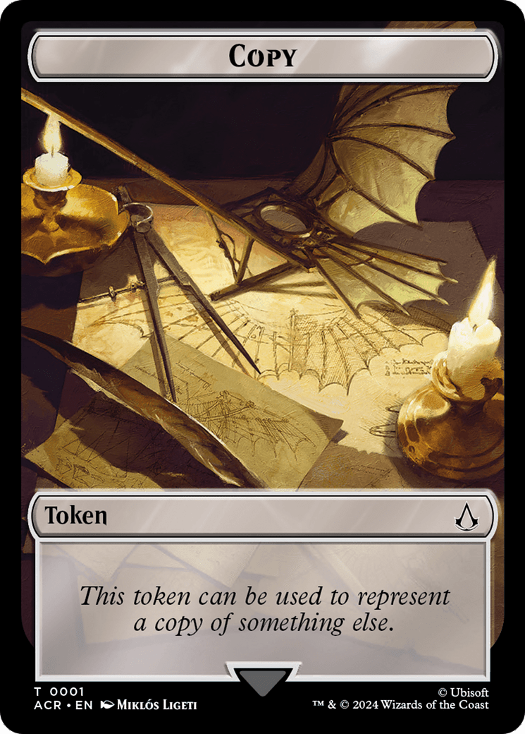 Copy Token [Assassin's Creed Tokens] MTG Single Magic: The Gathering  | Multizone: Comics And Games