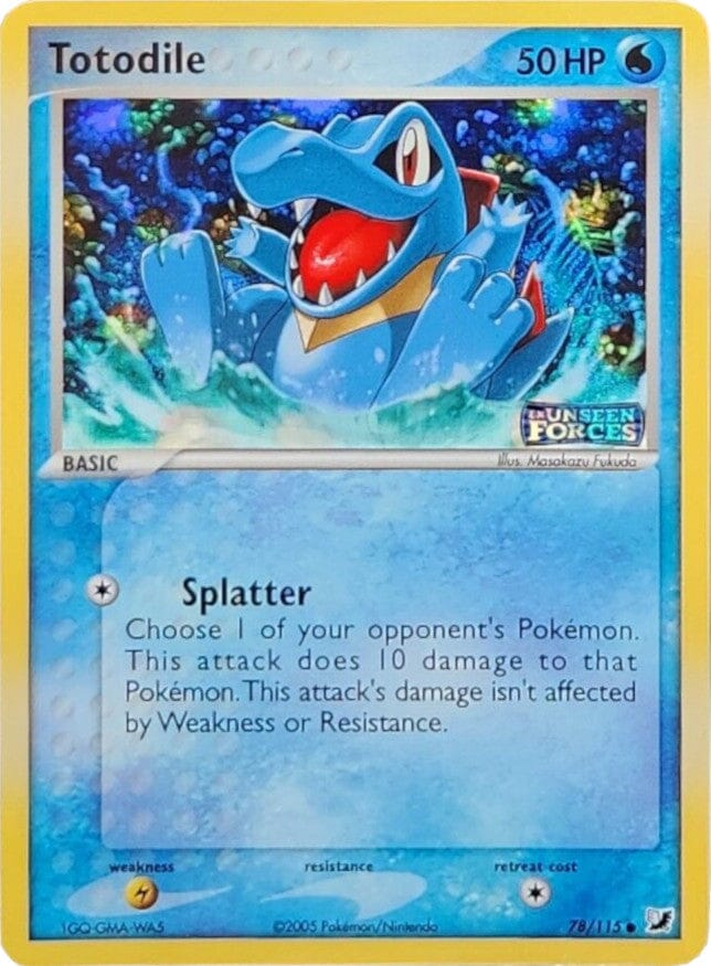 Totodile (78/115) (Stamped) [EX: Unseen Forces] Pokemon Single Pokémon  | Multizone: Comics And Games