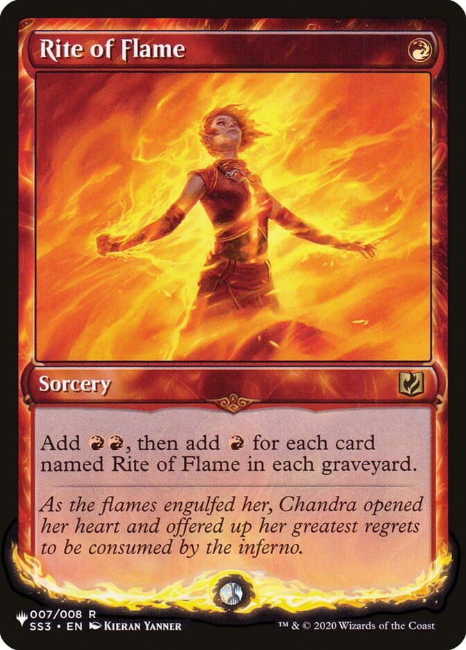 Rite of Flame [The List] MTG Single Magic: The Gathering  | Multizone: Comics And Games