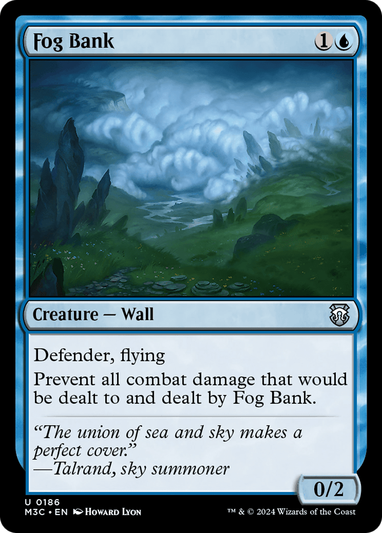 Fog Bank (Ripple Foil) [Modern Horizons 3 Commander] MTG Single Magic: The Gathering  | Multizone: Comics And Games