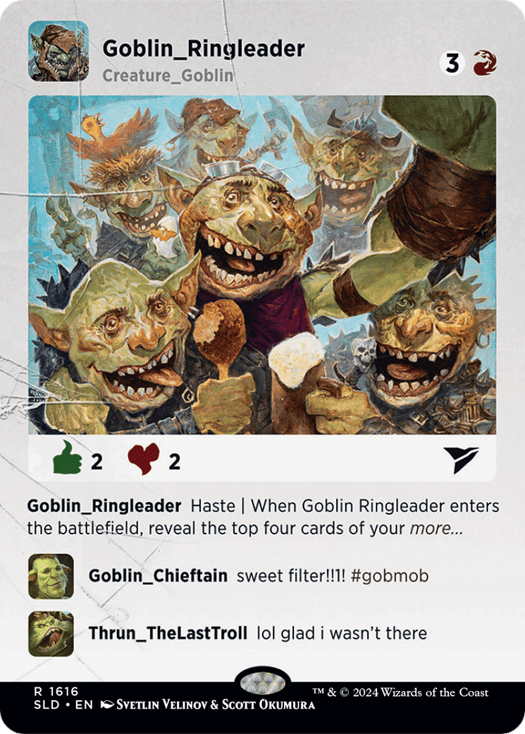 Goblin Ringleader [Secret Lair Drop Series] MTG Single Magic: The Gathering  | Multizone: Comics And Games