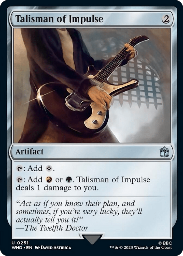 Talisman of Impulse [Doctor Who] MTG Single Magic: The Gathering  | Multizone: Comics And Games