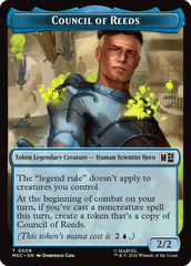 Council of Reeds (008) // Construct (014) Double-Sided Token [Marvel Super Heroes Commander Tokens] MTG Single Magic: The Gathering  | Multizone: Comics And Games
