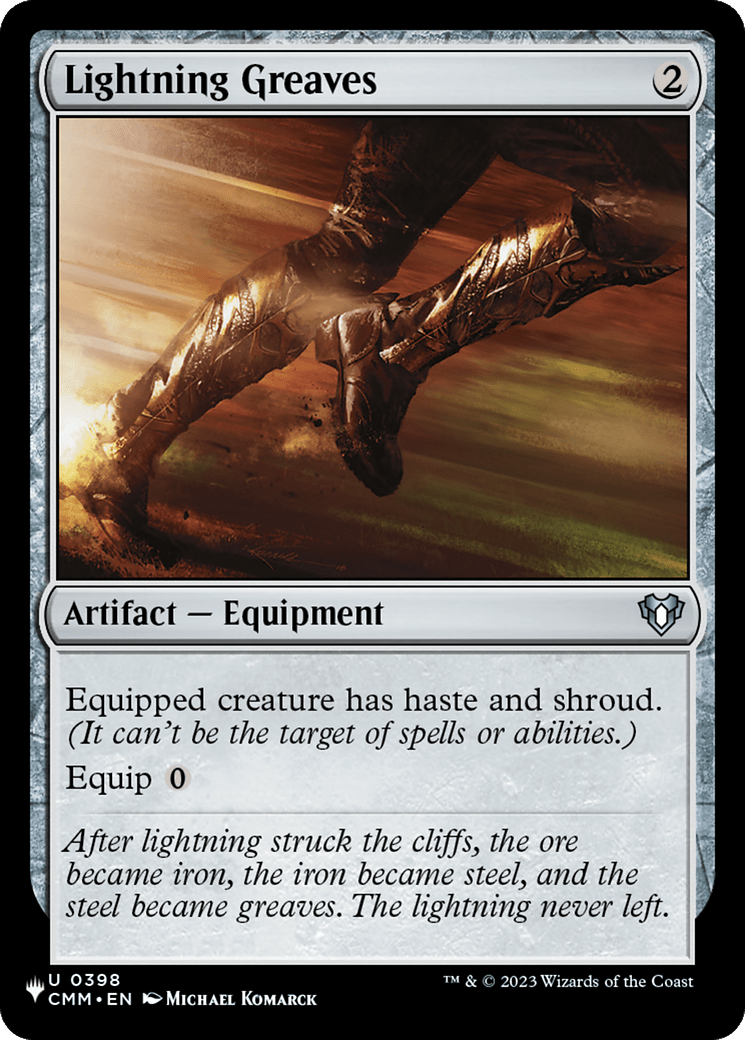 Lightning Greaves (CMM) [The List] MTG Single Magic: The Gathering  | Multizone: Comics And Games