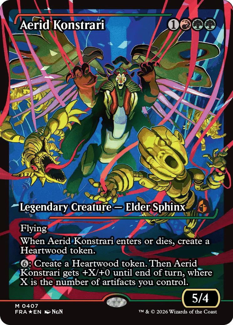 Aerid Konstrari (Showcase) (0407) [Reality Fracture] MTG Single Magic: The Gathering  | Multizone: Comics And Games