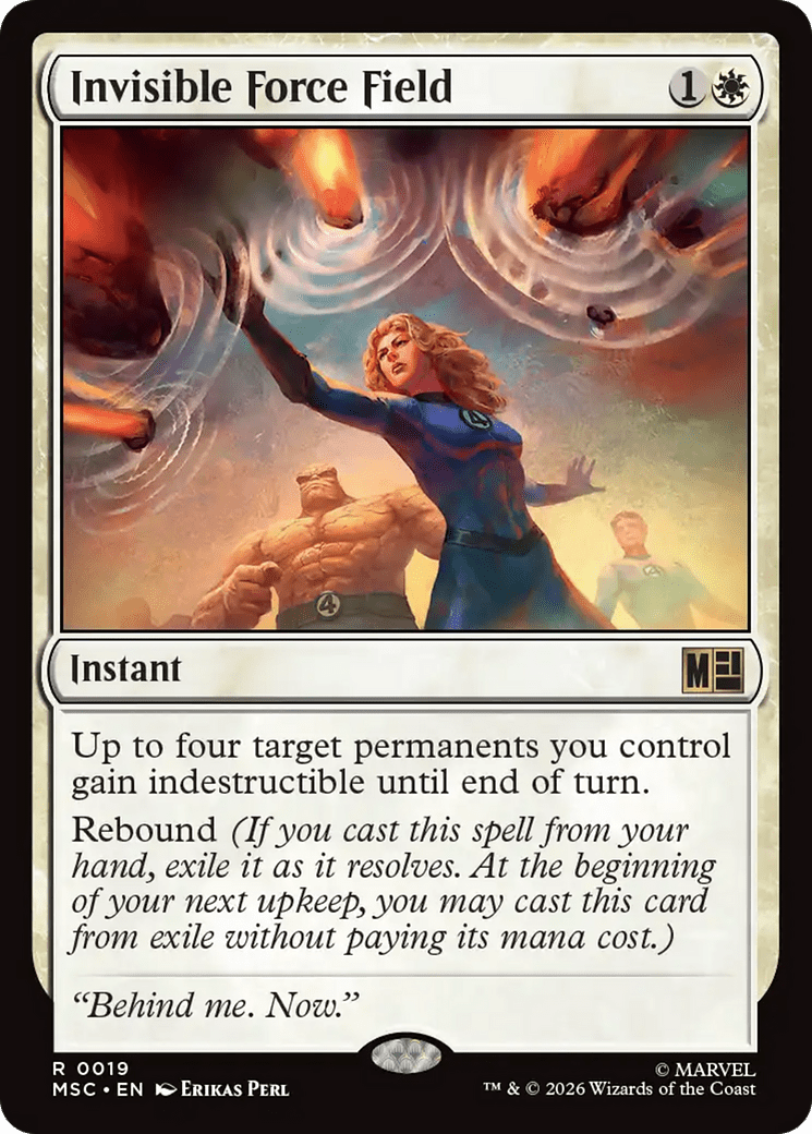 Invisible Force Field [Marvel Super Heroes Commander] MTG Single Magic: The Gathering  | Multizone: Comics And Games