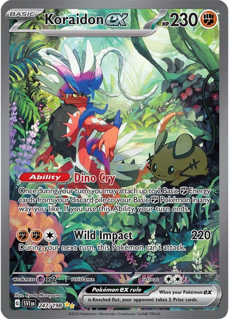 Koraidon ex (247/198) [Scarlet & Violet: Base Set] Pokemon Single Pokémon  | Multizone: Comics And Games