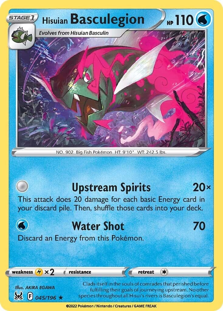 Hisuian Basculegion (045/196) [Sword & Shield: Lost Origin] Pokemon Single Pokémon  | Multizone: Comics And Games