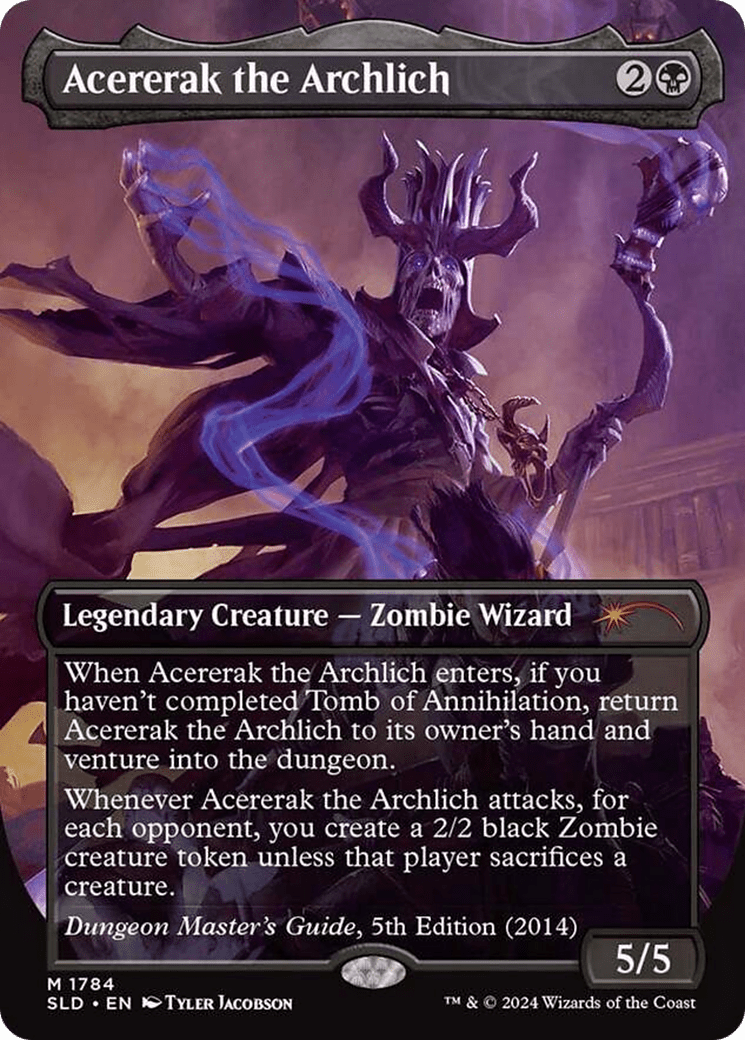 Acererak the Archlich (Rainbow Foil) [Secret Lair Drop Series] MTG Single Magic: The Gathering  | Multizone: Comics And Games