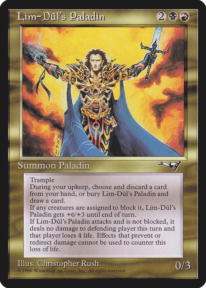 Lim-Dul's Paladin [Alliances] MTG Single Magic: The Gathering  | Multizone: Comics And Games