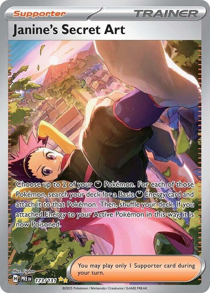 Janine's Secret Art (173/131) [Scarlet & Violet: Prismatic Evolutions] Pokemon Single Pokémon  | Multizone: Comics And Games