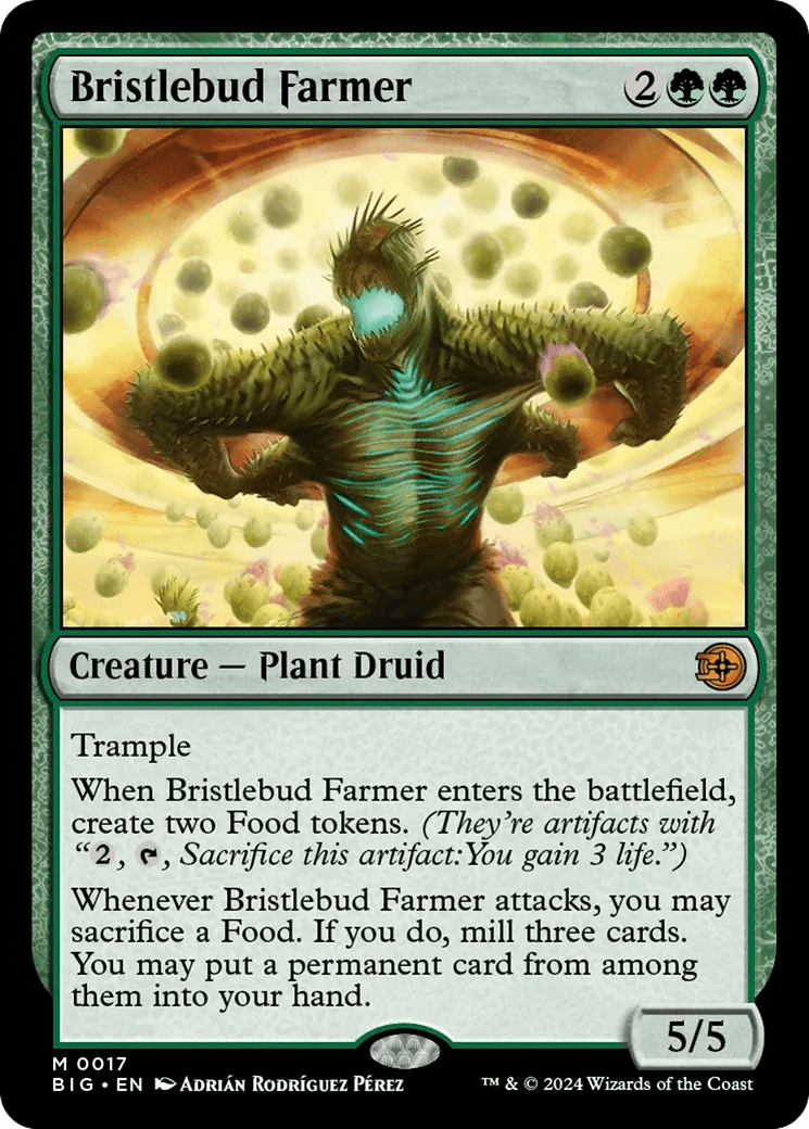 Bristlebud Farmer [Outlaws of Thunder Junction: The Big Score] MTG Single Magic: The Gathering  | Multizone: Comics And Games