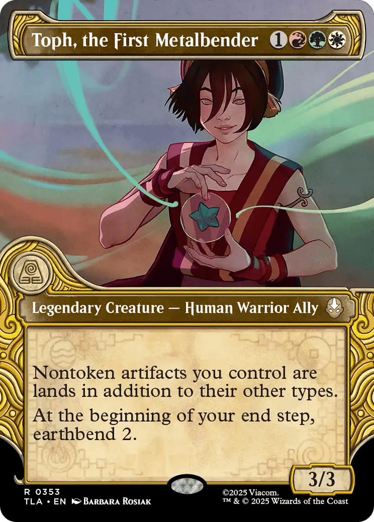 Toph, the First Metalbender (Showcase) [Avatar: The Last Airbender] MTG Single Magic: The Gathering  | Multizone: Comics And Games