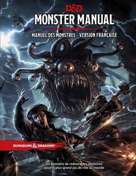 D&D 5e: Monster Manual - Manuel des Monstres (FRE) Dungeons & Dragons Wizards of the Coast  | Multizone: Comics And Games