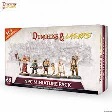 Dungeons & Lasers: NPC miniature pack | Multizone: Comics And Games