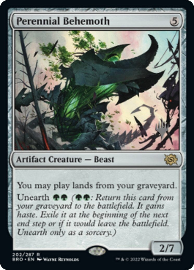 Perennial Behemoth (Promo Pack) [The Brothers' War Promos] MTG Single Magic: The Gathering  | Multizone: Comics And Games