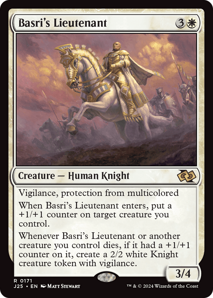 Basri's Lieutenant [Foundations Jumpstart] MTG Single Magic: The Gathering  | Multizone: Comics And Games