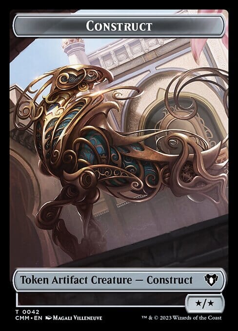 Treasure // Construct (0042) Double-Sided Token [Commander Masters Tokens] MTG Single Magic: The Gathering  | Multizone: Comics And Games