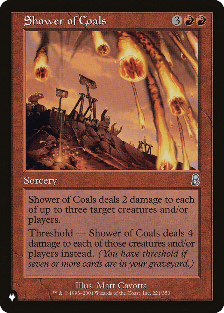 Shower of Coals [The List] MTG Single Magic: The Gathering  | Multizone: Comics And Games