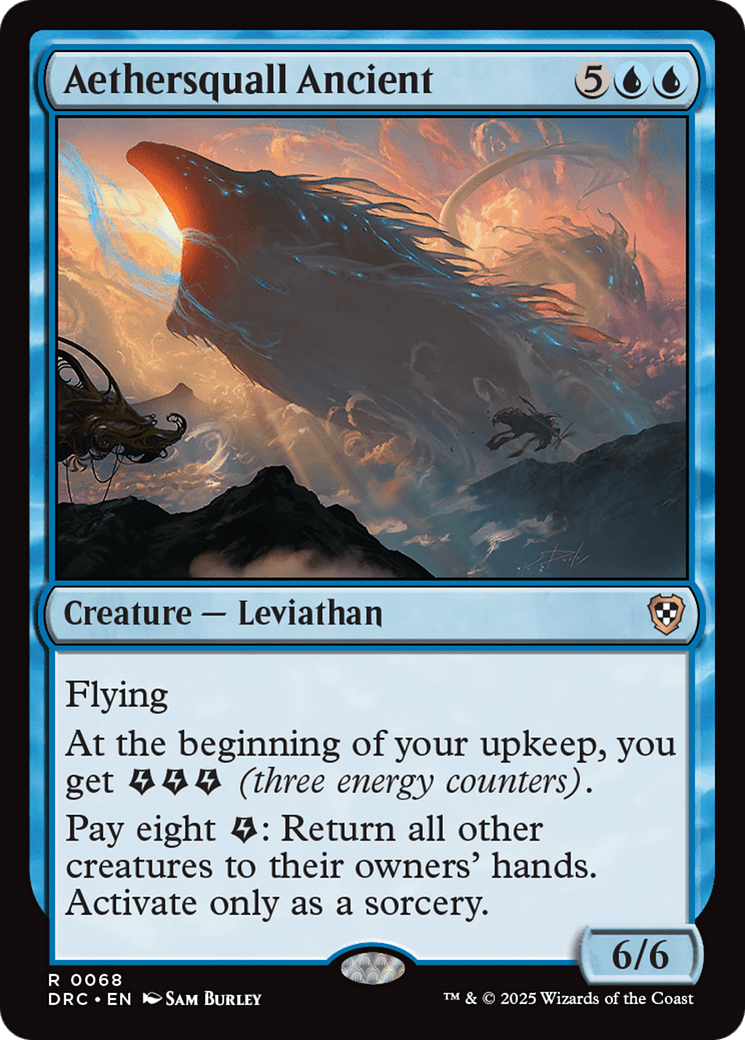 Aethersquall Ancient [Aetherdrift Commander] MTG Single Magic: The Gathering  | Multizone: Comics And Games