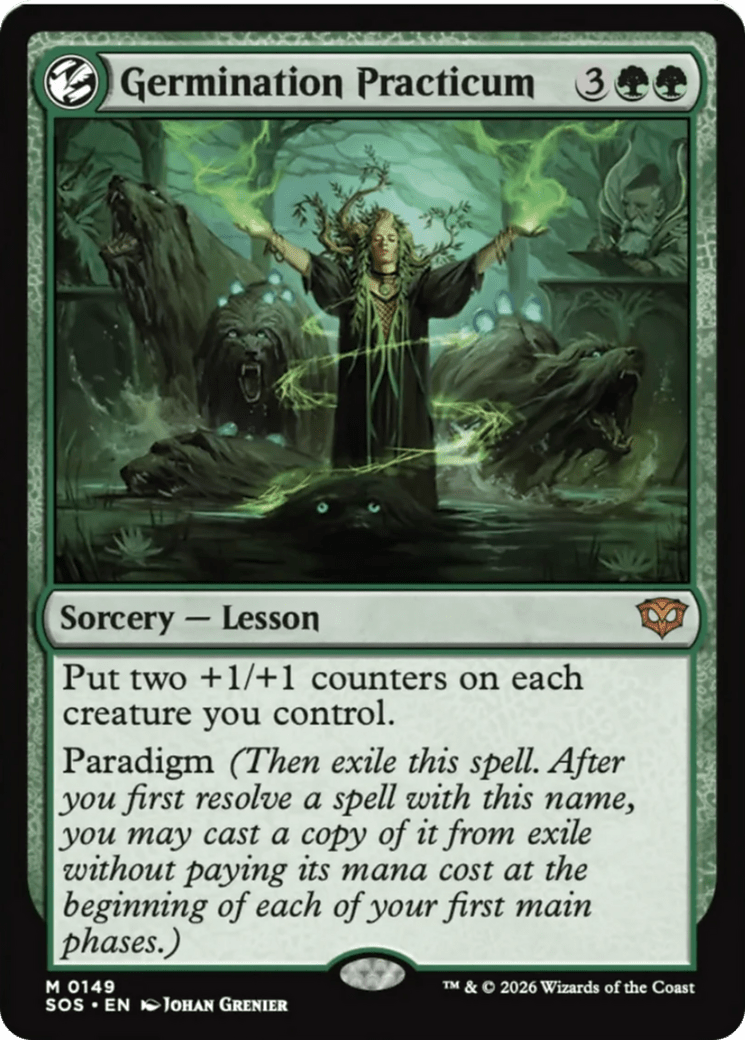 Germination Practicum [Secrets of Strixhaven] MTG Single Magic: The Gathering  | Multizone: Comics And Games