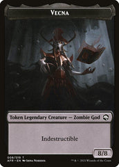 Dog Illusion // Vecna Double-Sided Token [Dungeons & Dragons: Adventures in the Forgotten Realms Tokens] MTG Single Magic: The Gathering  | Multizone: Comics And Games