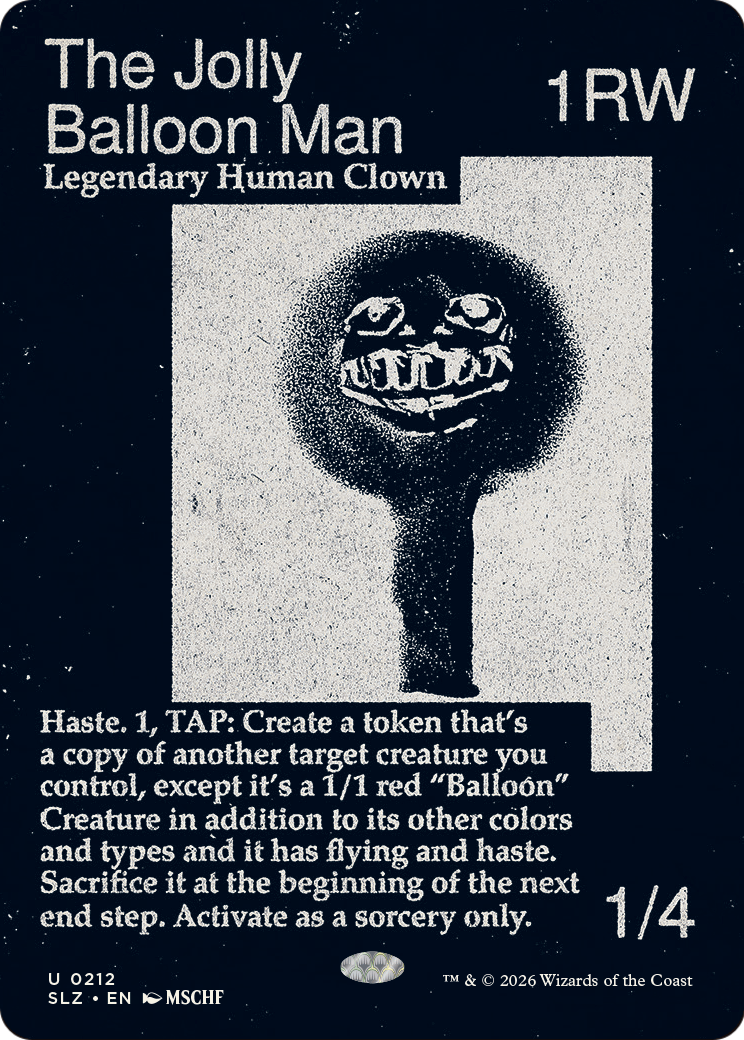 The Jolly Balloon Man (0212) [Secret Lair x MSCHF: The Zeta Set] | Multizone: Comics And Games