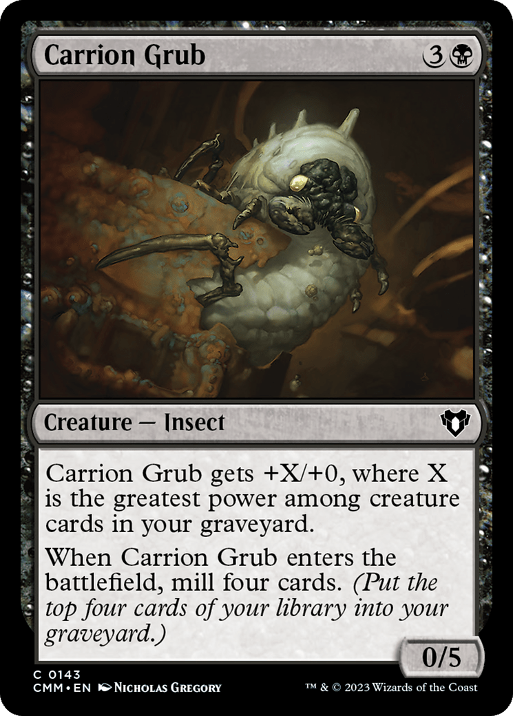 Carrion Grub [Commander Masters] MTG Single Magic: The Gathering  | Multizone: Comics And Games
