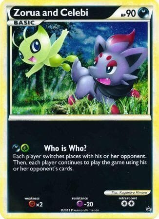 Zorua and Celebi (Jumbo Card) [Miscellaneous Cards] Pokemon Single Pokémon  | Multizone: Comics And Games
