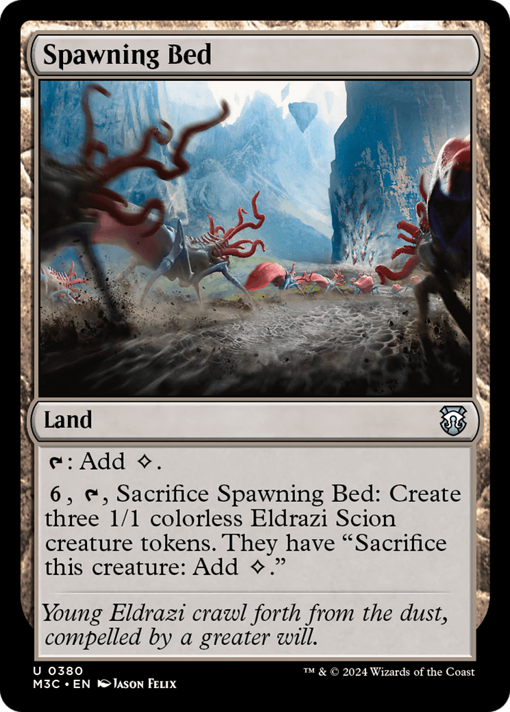 Spawning Bed (Ripple Foil) [Modern Horizons 3 Commander] MTG Single Magic: The Gathering  | Multizone: Comics And Games