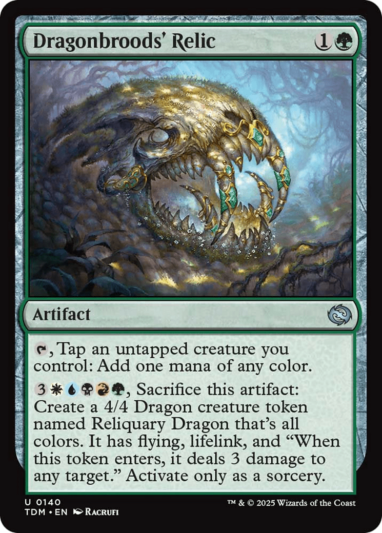Dragonbroods' Relic [Tarkir: Dragonstorm] MTG Single Magic: The Gathering  | Multizone: Comics And Games