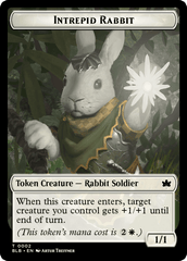 Wall // Intrepid Rabbit Double-Sided Token [Bloomburrow Tokens] MTG Single Magic: The Gathering  | Multizone: Comics And Games