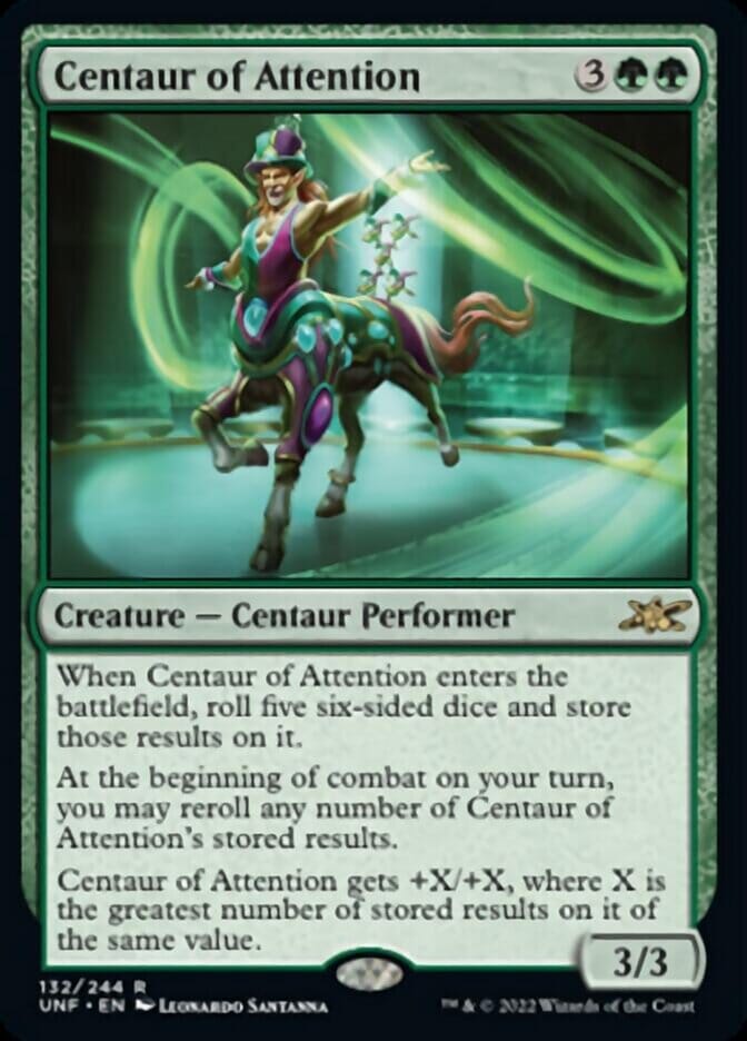 Centaur of Attention [Unfinity] MTG Single Magic: The Gathering  | Multizone: Comics And Games