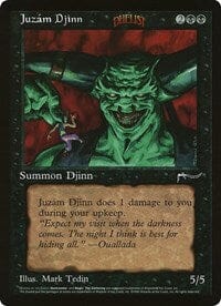 Juzam Djinn (Oversized) [Oversize Cards] MTG Single Magic: The Gathering  | Multizone: Comics And Games