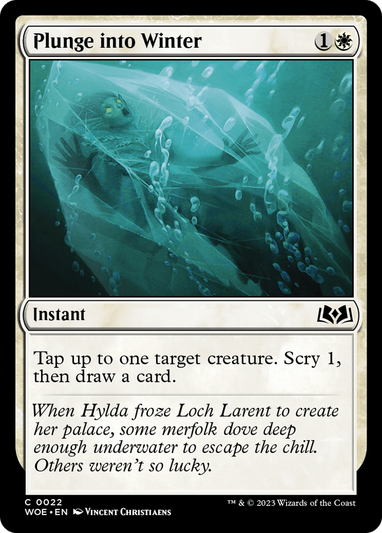Plunge into Winter [Wilds of Eldraine] MTG Single Magic: The Gathering  | Multizone: Comics And Games