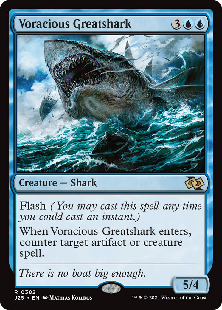 Voracious Greatshark [Foundations Jumpstart] MTG Single Magic: The Gathering  | Multizone: Comics And Games