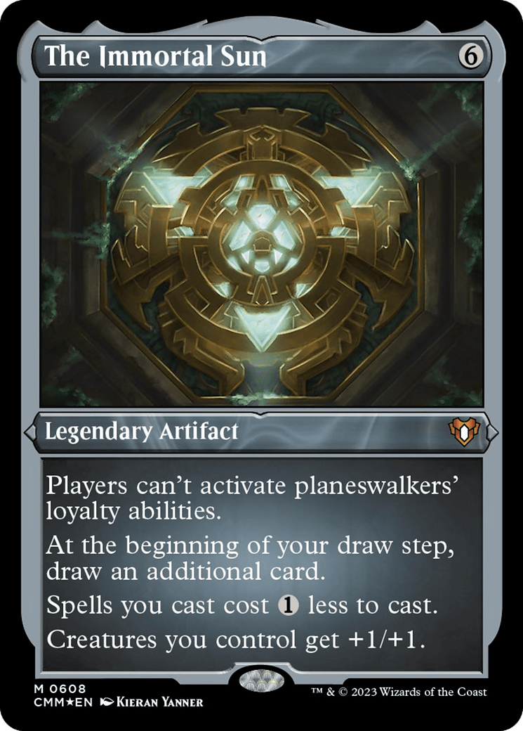 The Immortal Sun (Foil Etched) [Commander Masters] MTG Single Magic: The Gathering  | Multizone: Comics And Games