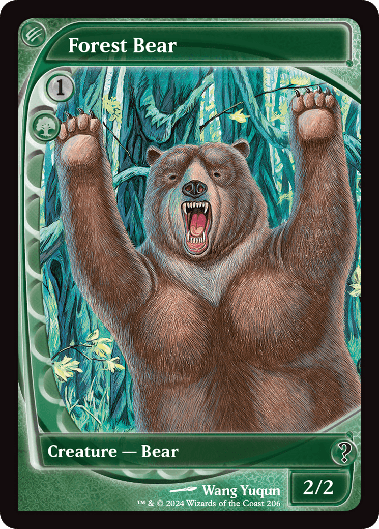 Forest Bear (Future Sight) [Mystery Booster 2] MTG Single Magic: The Gathering  | Multizone: Comics And Games