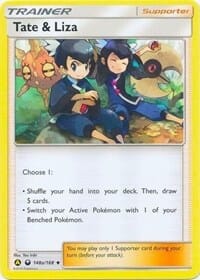 Tate & Liza (148a/168) (Alternate Art Promo) (Battle Arena Deck Exclusive) [Sun & Moon: Celestial Storm] Pokemon Single Pokémon  | Multizone: Comics And Games