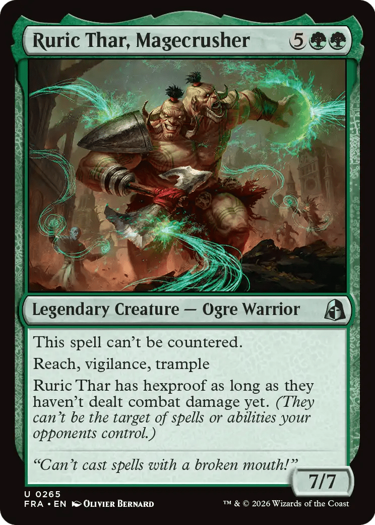 Ruric Thar, Magecrusher [Reality Fracture] MTG Single Magic: The Gathering  | Multizone: Comics And Games