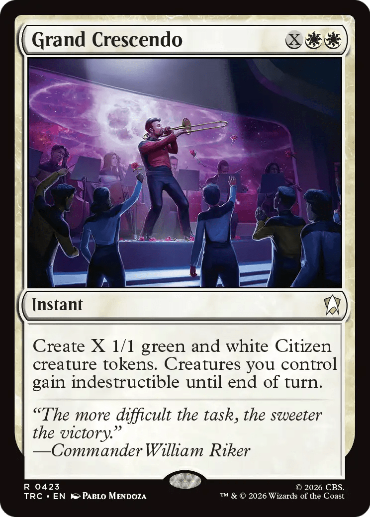 Grand Crescendo [Star Trek Commander] MTG Single Magic: The Gathering  | Multizone: Comics And Games