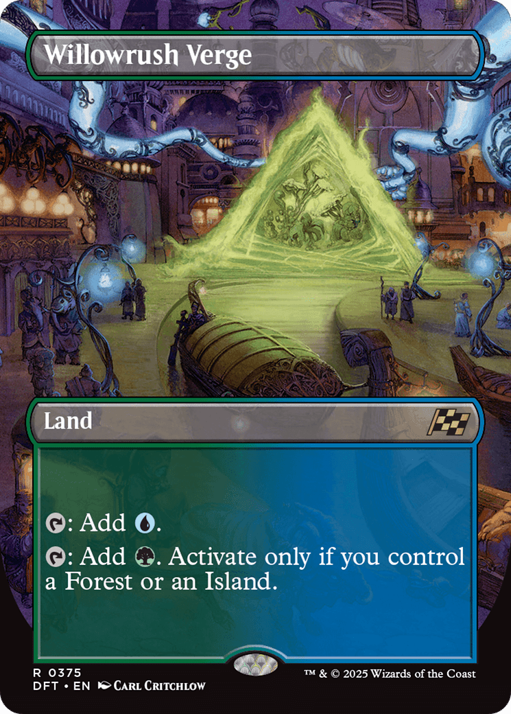Willowrush Verge (Borderless) [Aetherdrift] MTG Single Magic: The Gathering  | Multizone: Comics And Games