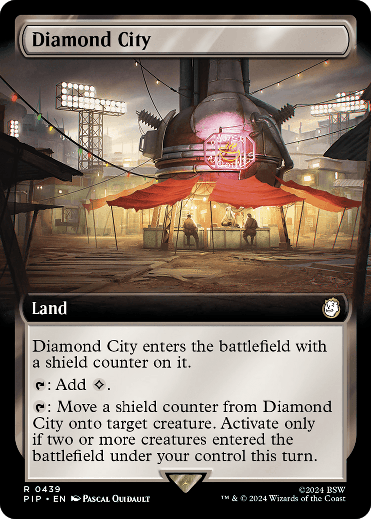 Diamond City (Extended Art) [Fallout] MTG Single Magic: The Gathering  | Multizone: Comics And Games
